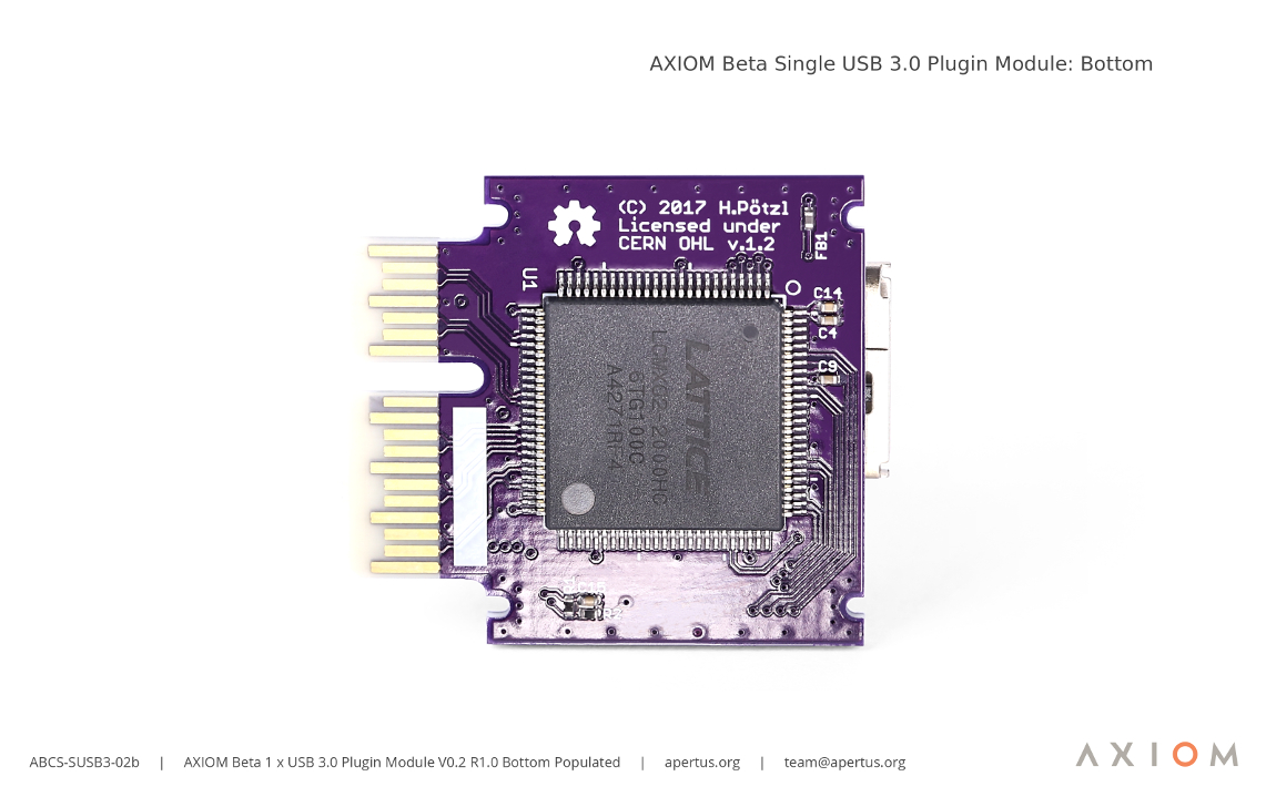ABCS-SUSB3-02b AXIOM Beta 1 x USB 3.0 Plugin Module V0.2 R1.0 Bottom Populated sm.jpg