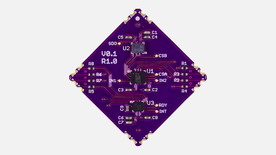 CSO PCB bottom populated.