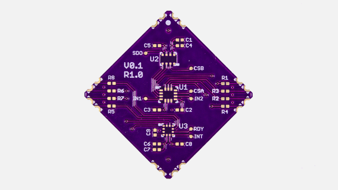 CSO PCB bottom unpopulated.