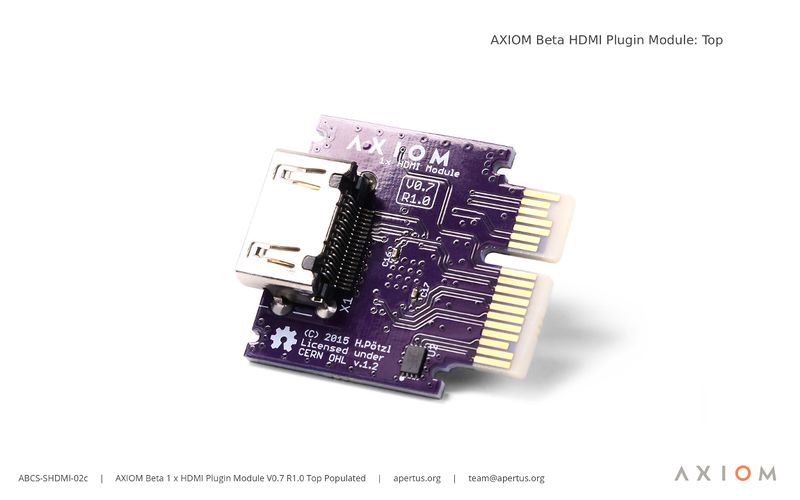 File:ABCS-SHDMI-02c AXIOM Beta 1 x HDMI Plugin Module V0.7 R1.0 Top Populated Show sm.jpg